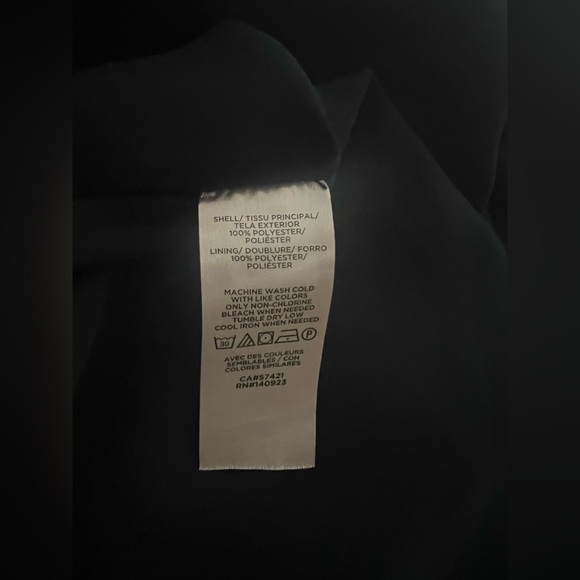 Loft Outlet Navy Peplum Top - Picture 5 of 6